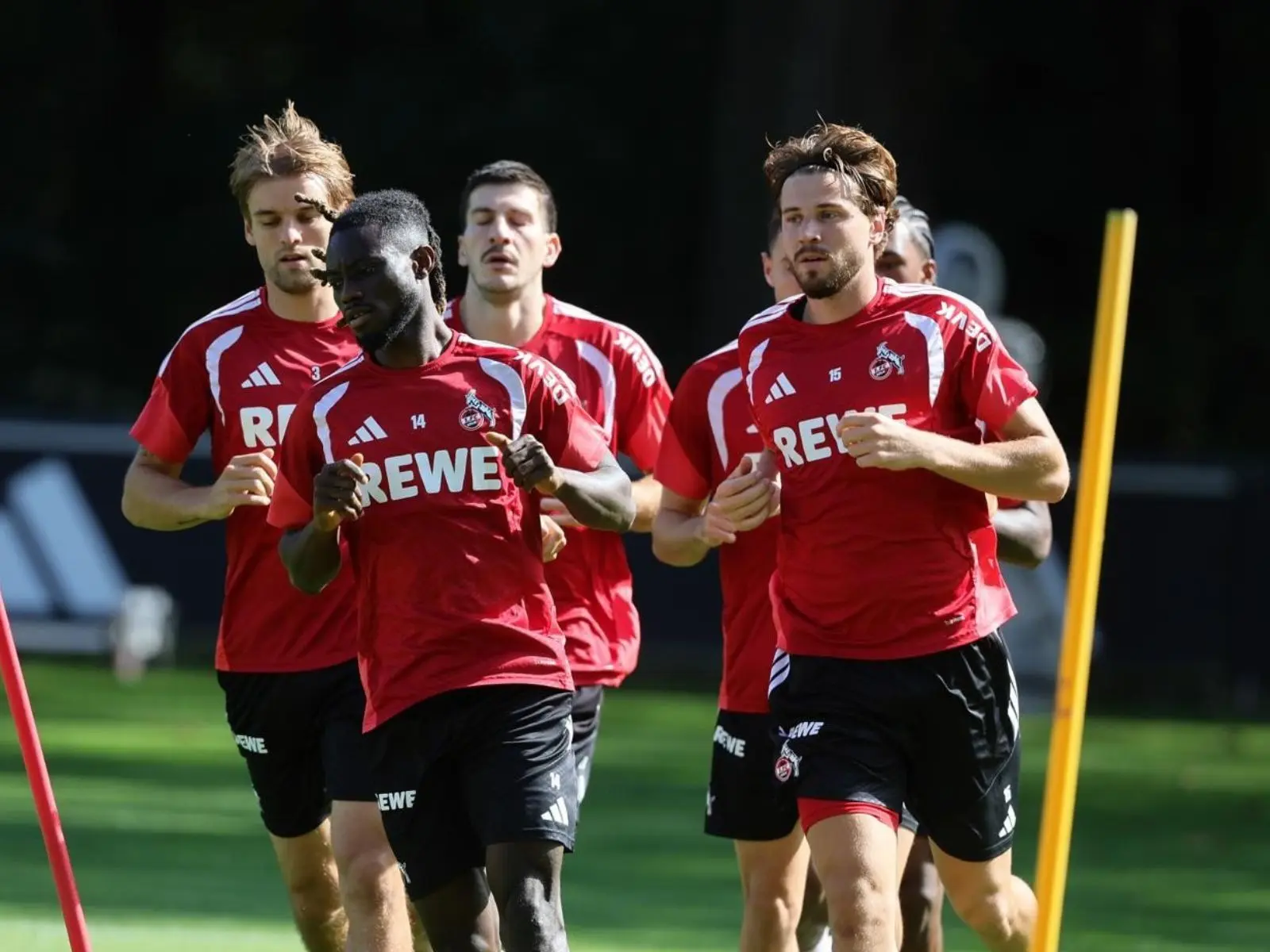 Laufeinheit beim 1. FC Köln