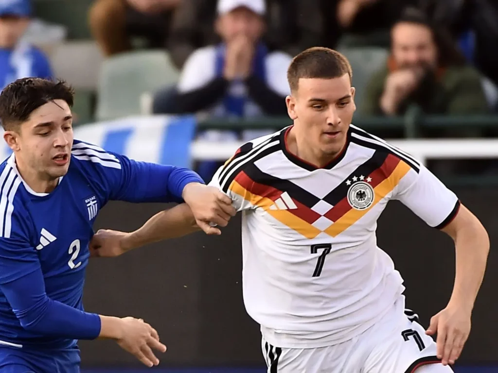 Said El Mala bei der U21-Nationalmannschaft gegen Griechenland