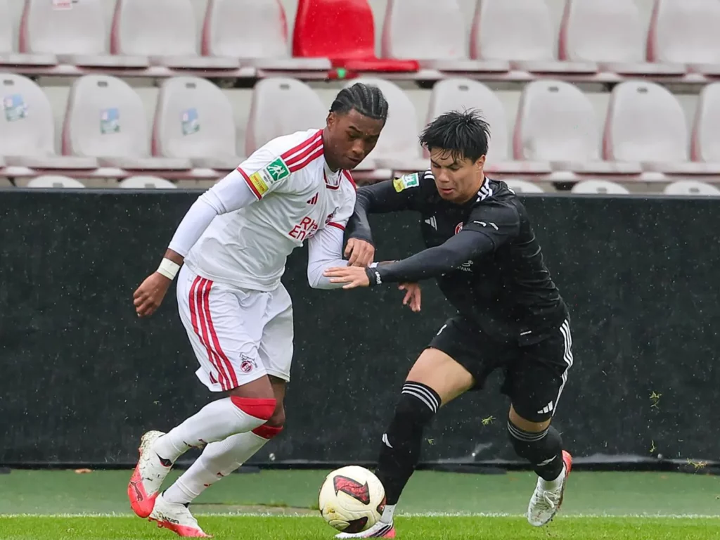 Reigan Heskey bei der U21 des 1. FC Köln