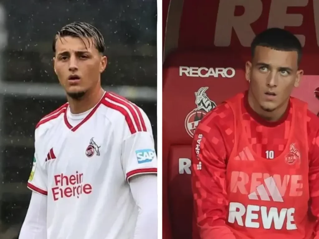 Malek El Mala von der U21 und Said El Mala von den Profis des 1. FC Köln