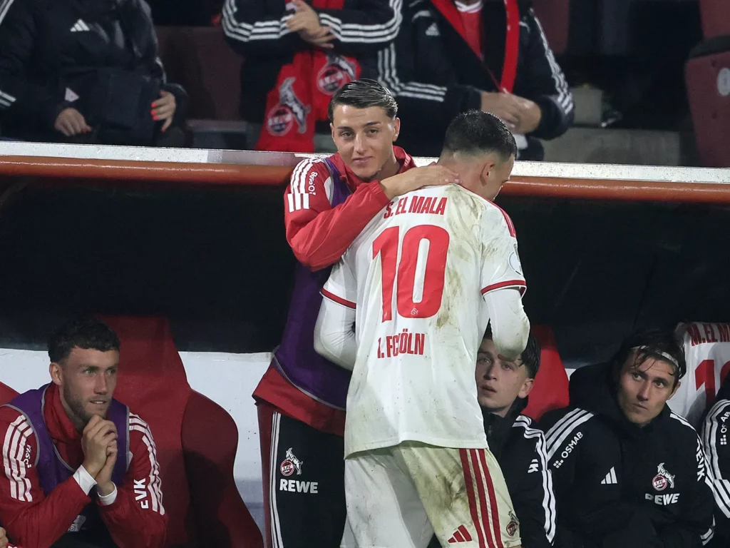 Malek und Said El Mala beim Spiel gegen Union Berlin