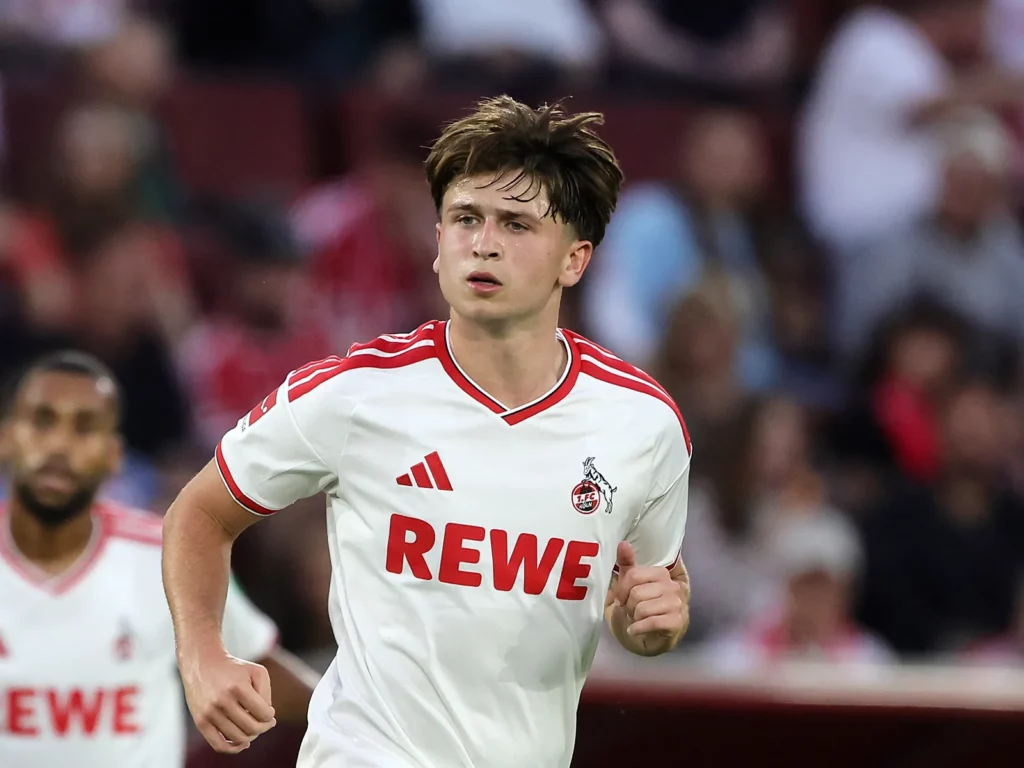 Mikey Moore im Trikot des 1. FC Köln