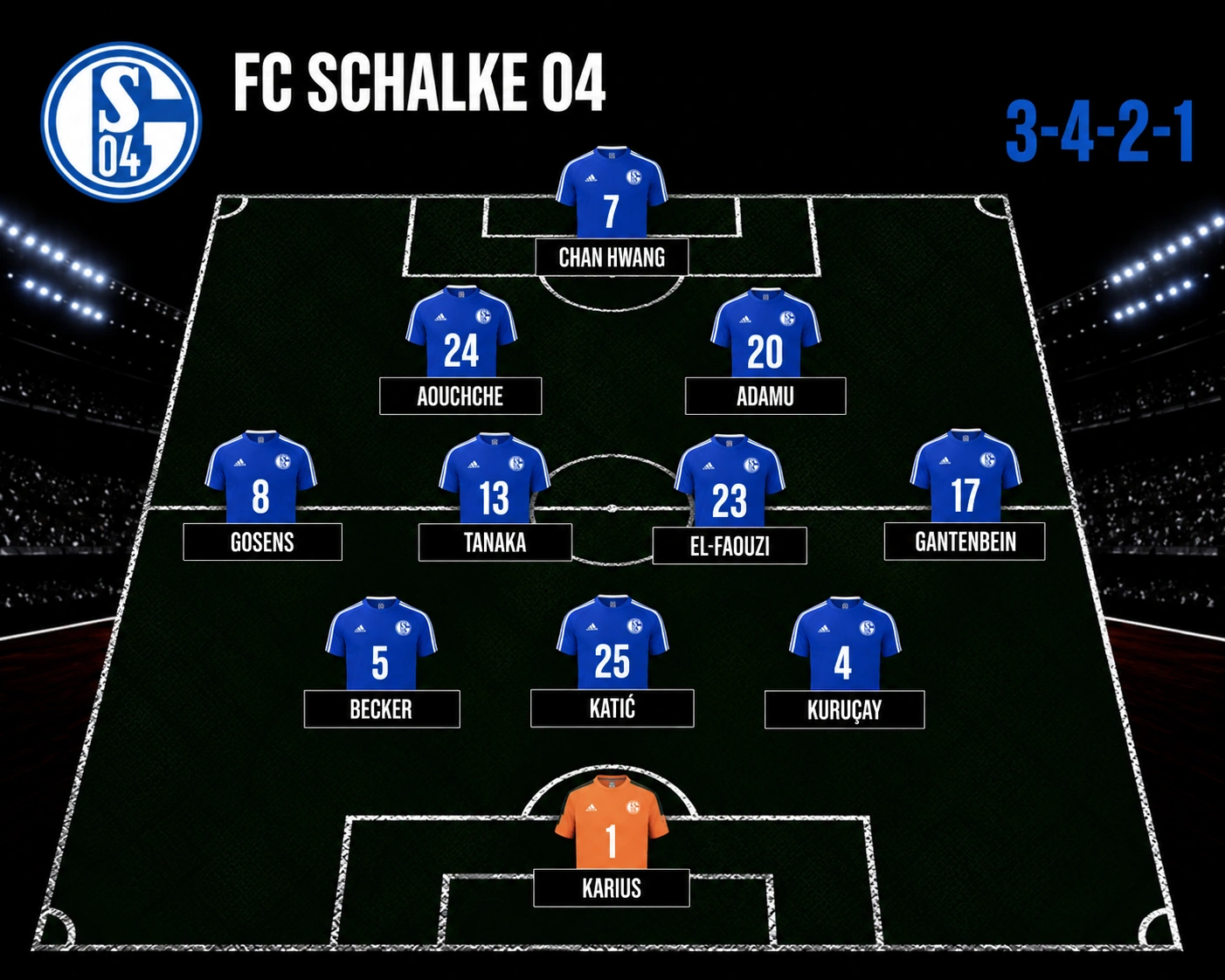 Voraussichtliche Aufstellung Schalke